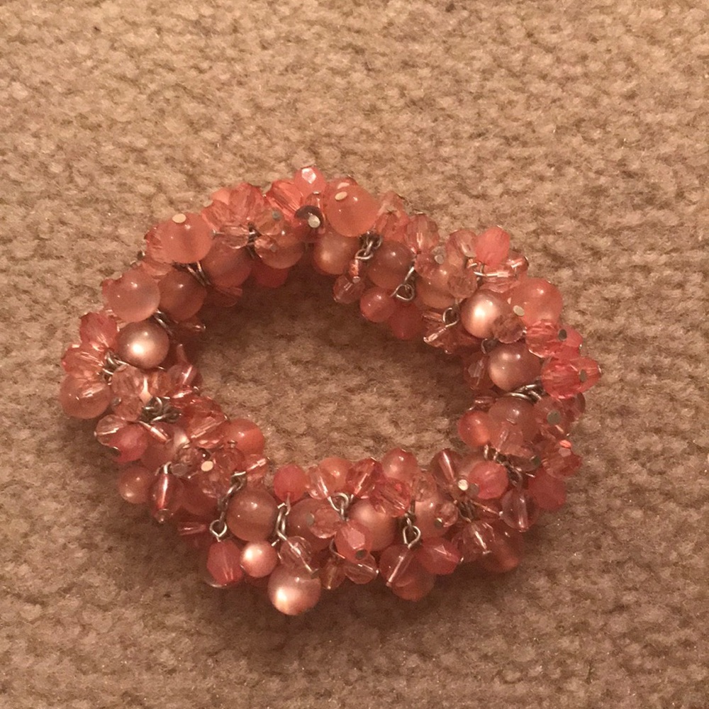 Pink Beaded Bracelet
